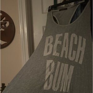Wild FOX gray beach cover-up